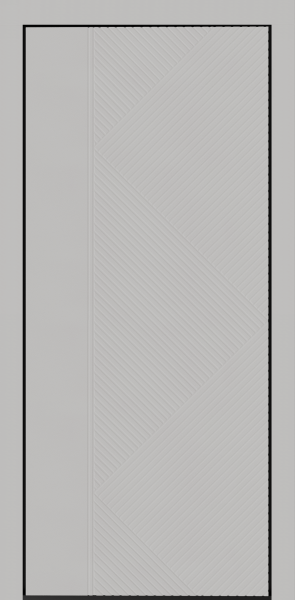 Входные двери Сталлер Comfort 3K ЮП-29 ZB Белый - ЮП-29 Графит