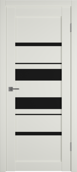 Межкомнатные двери E29 ДО black gloss MidWhite