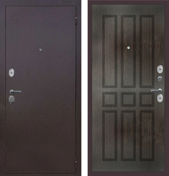 Входные двери M32 металл Медный антик - ФЛ-81 Венге