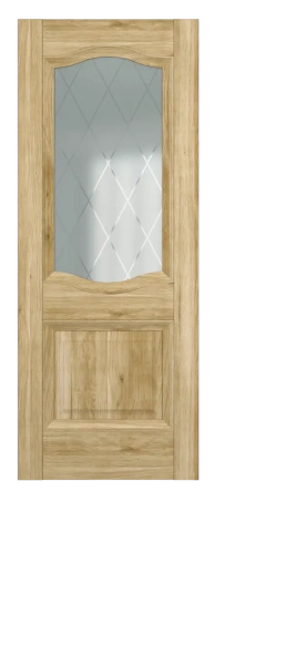 Межкомнатные двери Венеция ДО Baguette B2.2 Сатинато с рисунком ромб