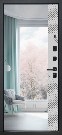 Входные двери M17 ФЛП-26 Velluto Oscure AG 710 - ФЛЗ-27 Velluto Gelato AG 701