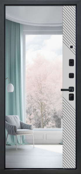 Входные двери M17 ФЛП-26 Velluto Oscure AG 710 - ФЛЗ-27 Velluto Gelato AG 701