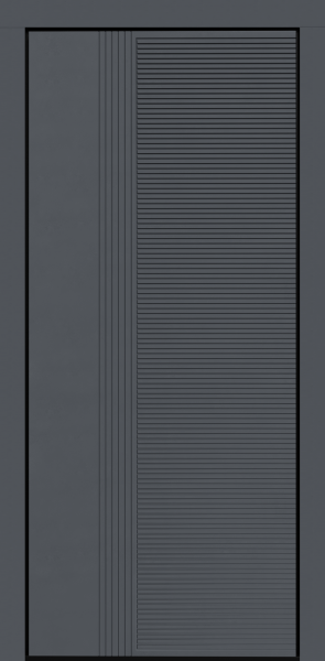 Входные двери Сталлер Comfort 3K ЮП-22 ZB 856-2 Грей - ЮП-25 Artic Oak