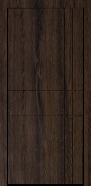 Входные двери Сталлер Comfort 3K ЮП-9 Дуб темный - ЮП-10 ZB Белый