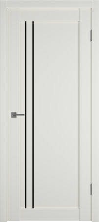 Межкомнатные двери E33 ДО black gloss MidWhite