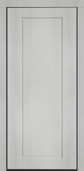 Входные двери Сталлер Comfort 3K ЮП-1 Бьянко - ЮП-15 (декоративная зеркальная вставка) Бетон графит