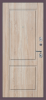 Входные двери M51 с фрезеровкой Букле опал - ФЛ-30 Дуб Сонома светлый