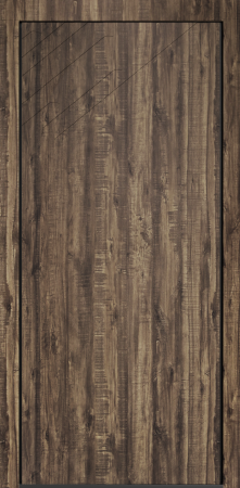 Входные двери Сталлер Comfort 3K ЮП-28 Дуб модена - ЮП-15 (декоративная зеркальная вставка) ZB Белый