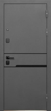 Входные двери Luxor Классика Сатин муар 7024 Сатин графит