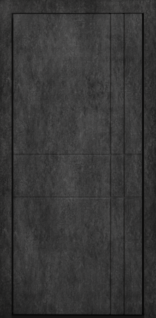 Входные двери Сталлер Comfort 3K ЮП-9 Верона графит - ЮП-25 ZB Белый