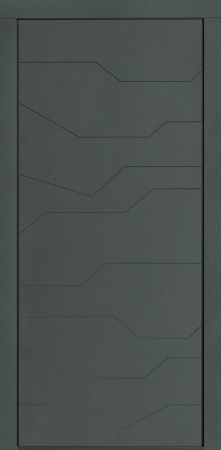 Входные двери Сталлер Comfort 3K ЮП-23 Грин - ЮП-15 (декоративная зеркальная вставка) ZB Белый