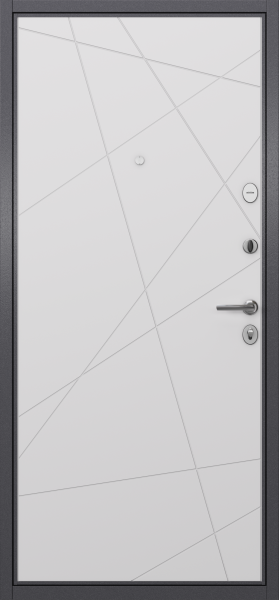 Входные двери X5 PP САМУРАЙ X6-26 Верде - X6-26 Бьянко