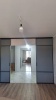 Перегородка Loft_Premium черный, Стекло сатин графит