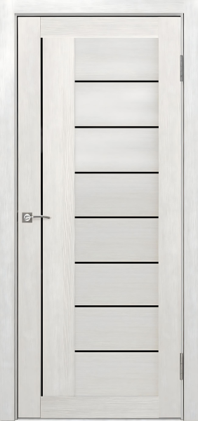 Межкомнатные двери 29S(р) Lacobel черный лак Французский дуб