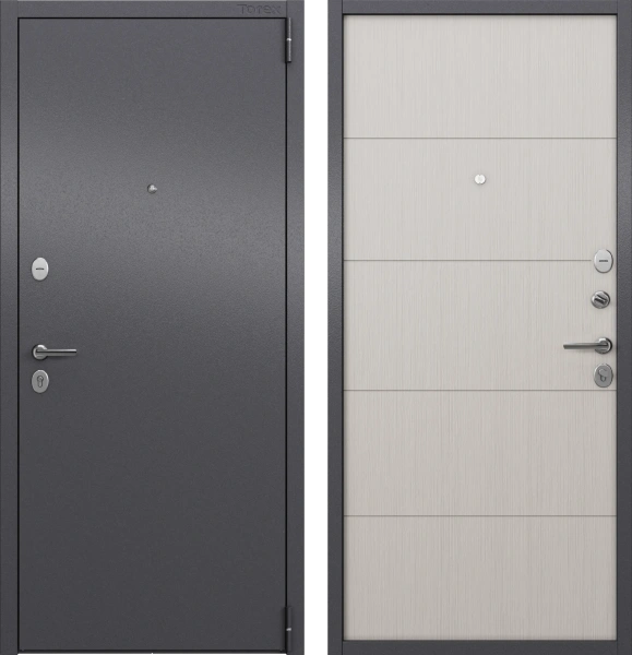 LF2 MP Темно-серый букле графит/А6-28 Лиственница белая 950*2050 R