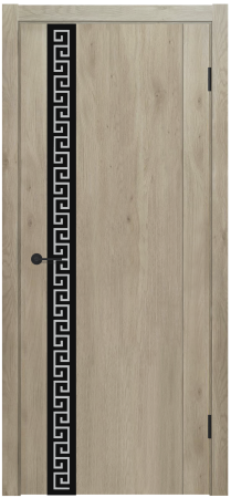 Межкомнатные двери MX 13 ДО черный с рисунком