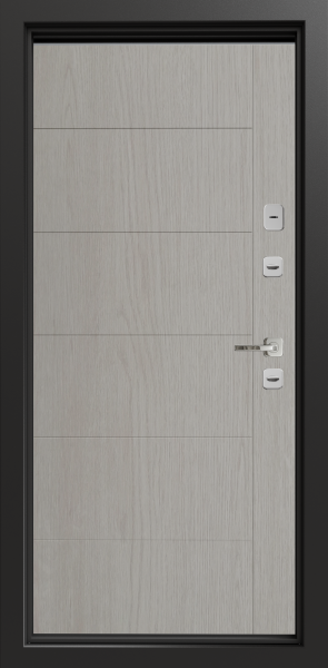 Входные двери Сталлер Comfort 3K ЮП-6 Графит - ЮП-6 Artic Oak