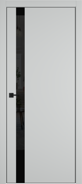 Межкомнатные двери Urban 1 SV Lacobel черный лак Steel