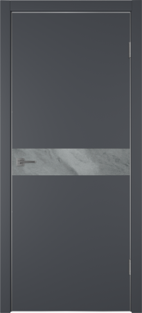 Межкомнатная дверь Urban H Вставка Marble grey