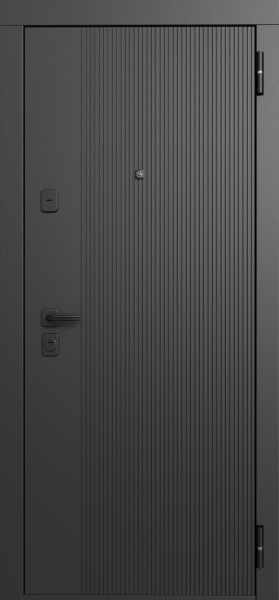 Входные двери TR 6 ЮП-21 ZB 999-2 Черный кварц - ЮП-21 ZB Белый