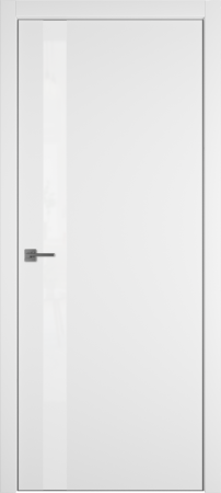 Межкомнатные двери Urban 1 SV Lacobel белый лак Ice