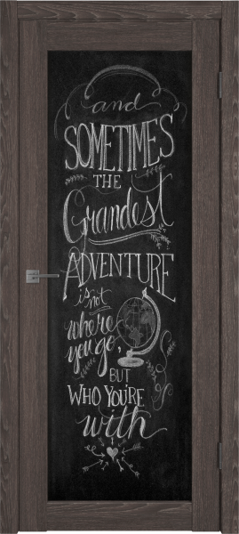 Межкомнатные двери Atum Pro Х32 грифельная доска с одной стороны