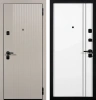 Входные двери TR 18 вертикаль 2 ЮП-21 Латте (ZB855-2) - ЮП-32 ZB Белый
