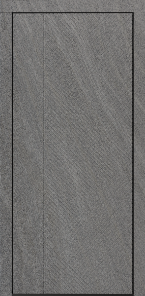 Входные двери Сталлер Comfort 3K ЮП-29 MI36 Санд темный - ЮП-15 (декоративная зеркальная вставка) ZB Белый