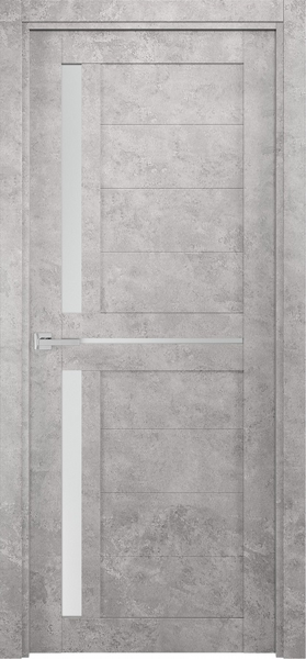 Межкомнатные двери Квадро 11 ПО Сатинато