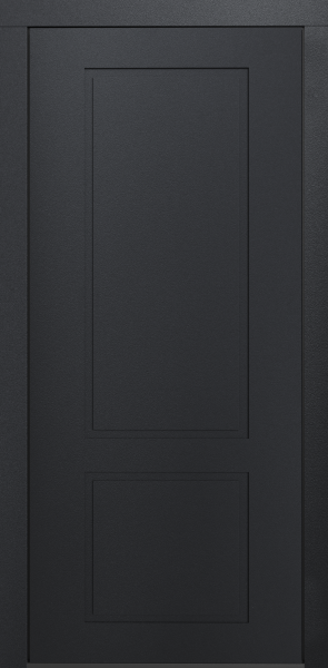 Входные двери Сталлер Comfort 3K ЮП-2 Графит - ЮП-2 ZB Белый