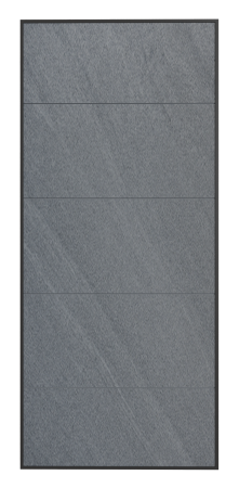 Входные двери Сталлер Comfort 3K ЮП-17 ZB 999-2 Черный кварц - ЮП-4 MI35 Санд серый