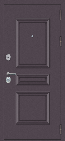 Входные двери M53 с фрезеровкой Букле опал - ФЛ-10 Velluto Bianco AG 700