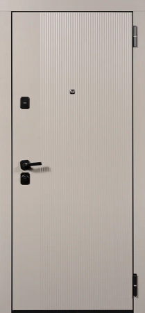 Входные двери TR 18 горизонталь 2 ЮП-21 Латте (ZB855-2) - ЮП-34 ZB Белый