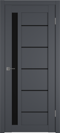 Межкомнатные двери E37 ДО black gloss Onyx