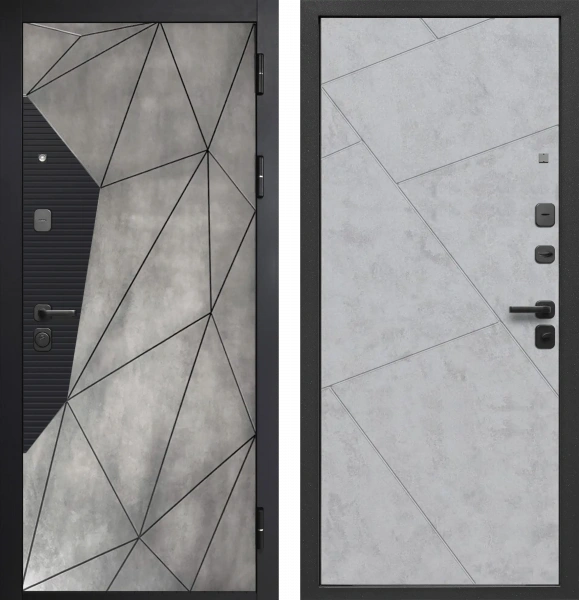 Гарда 9 Геометрия Бетон снежный