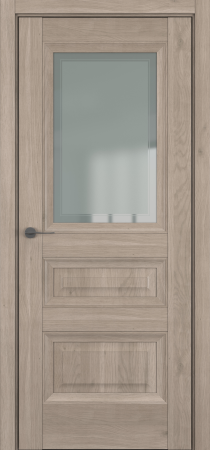 Межкомнатная дверь Ампир ДО Baguette B2 Сатинато с рамкой