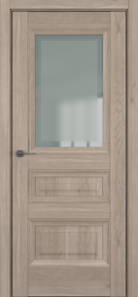 Межкомнатная дверь Ампир ДО Baguette B2 Сатинато с рамкой