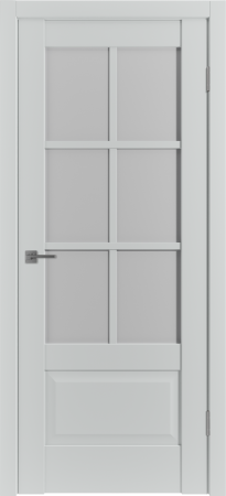 Межкомнатные двери ER2 ДО white cloud Steel