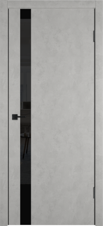 Межкомнатные двери Urban 1 SV Lacobel черный лак Antic loft