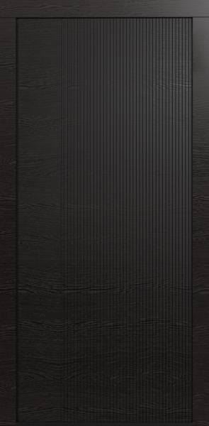 Входные двери Сталлер Comfort 3K ЮП-21 Венге черный - ЮП-16 (декоративная зеркальная вставка) ZB Белый