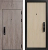 Входные двери Гранд Без фрезеровки ХардВуд дымчатый (MDP100) - Без фрезеровки ХардВуд песочный (MDP102)