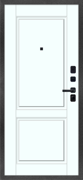 Входные двери M107 ФЛ-32 Velluto Oscure AG 710 - ФЛ-30 Velluto Bianco AG 700