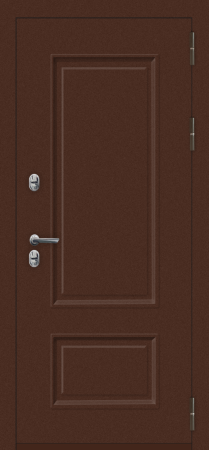 Входные двери M81 ТЕРМО Багет 2 квадрата Муар 8019 - ФЛТ-7 Velluto Bianco AG 700