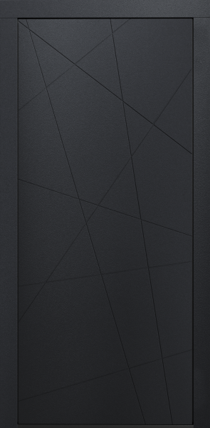 Входные двери Сталлер Comfort 3K ЮП-11 Графит - ЮП-11 Санд Кварц грей