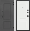 Входные двери Гарда Графит Эмалит белый Графит Эмалит белый