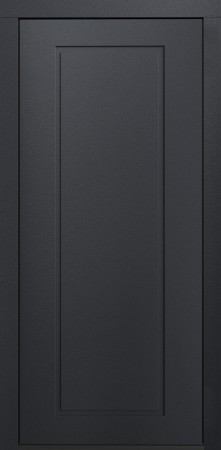 Входные двери Сталлер Comfort 3K ЮП-1 Графит - ЮП-16 (декоративная зеркальная вставка) Бьянко