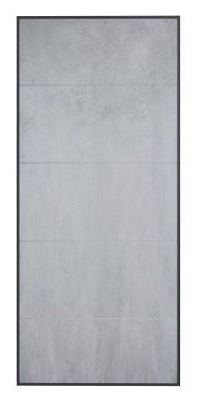 Входные двери Сталлер Comfort 3K ЮП-8 бетон графит - ЮП-4 бетон снежный