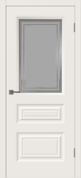 Межкомнатные двери Феникс 3 ДО Art Cloud Слоновая кость эмаль