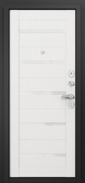 F2 FAMILY ECO PP Черный муар металлик Е-194 Оскуро/Е-142 Белый ларче