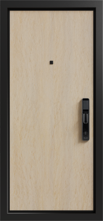 Входные двери Гранд Без фрезеровки ХардВуд дымчатый (MDP100) - Без фрезеровки ХардВуд песочный (MDP102)